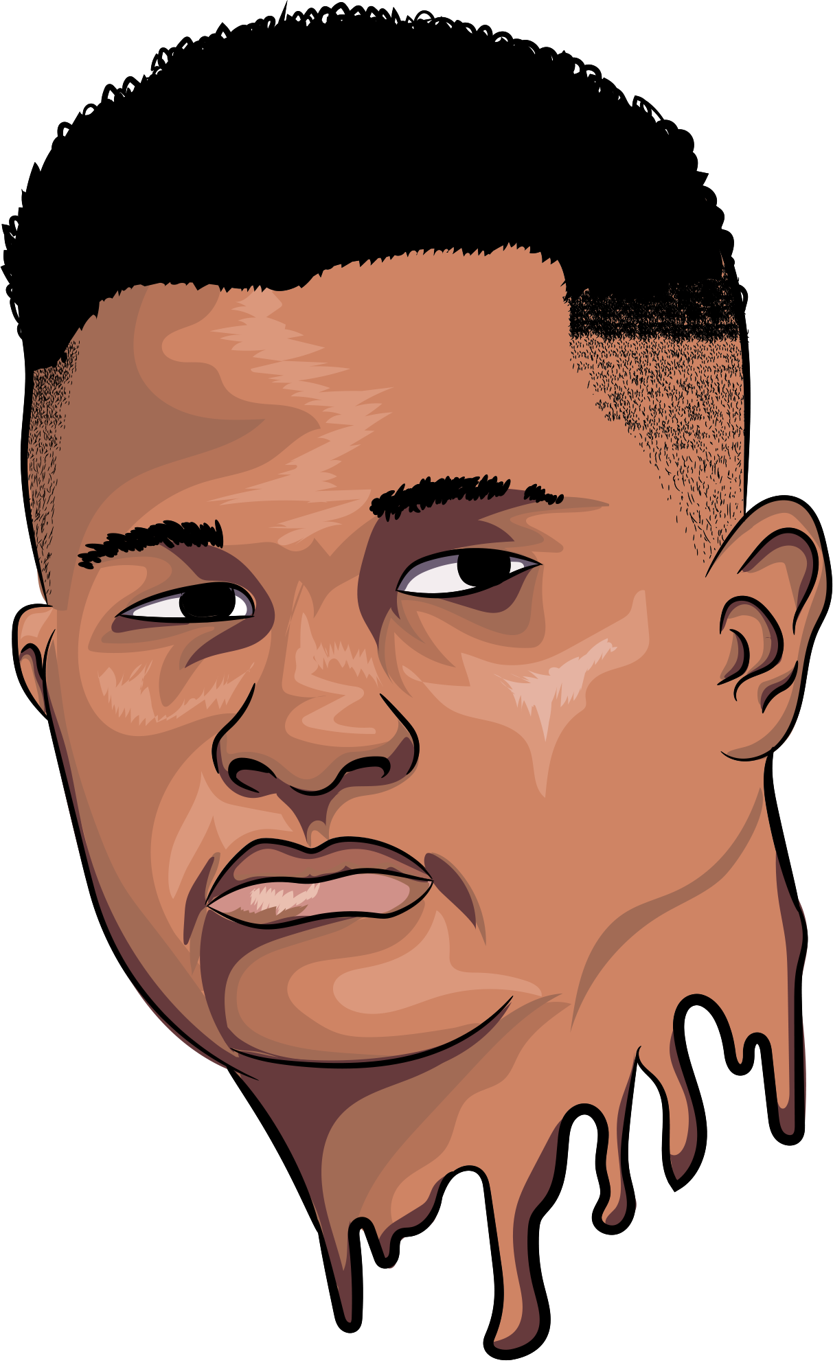 Caricatura do gordinho